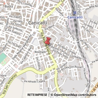 Mappa Via Regina Elena, 63, 92024 Canicattì, Agrigento (Sicilia)