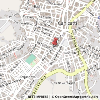 Mappa Viale Regina Margherita, 109, 92024 Canicattì, Agrigento (Sicilia)