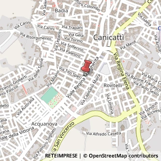 Mappa Viale Regina Margherita, 164, 92024 Canicattì, Agrigento (Sicilia)