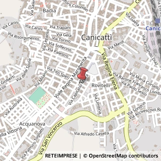 Mappa Via Sabaudia,  19, 92024 Canicattì, Agrigento (Sicilia)