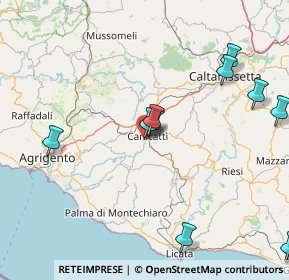 Mappa Via Vittorio de Sica, 92024 Canicattì AG, Italia (26.84923)