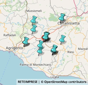 Mappa Via Vittorio de Sica, 92024 Canicattì AG, Italia (10.60368)