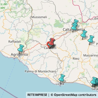 Mappa Via Vittorio de Sica, 92024 Canicattì AG, Italia (26.84923)