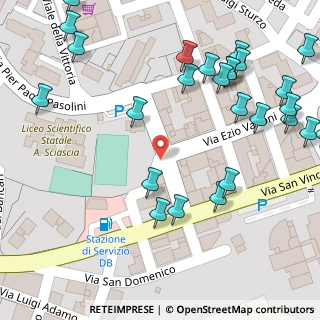Mappa Via Vittorio de Sica, 92024 Canicattì AG, Italia (0.10393)