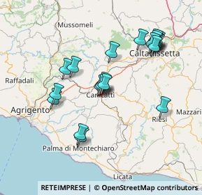 Mappa Via Della Costituzione, 92024 Canicattì AG, Italia (16.091)