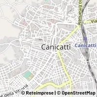 Kaart Canicattì