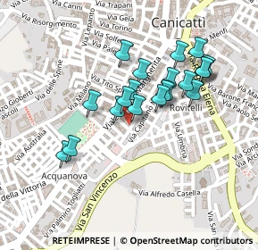 Mappa Via Garilli, 92024 Canicattì AG, Italia (0.2155)