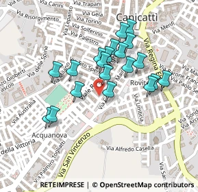 Mappa Via Garilli, 92024 Canicattì AG, Italia (0.2225)
