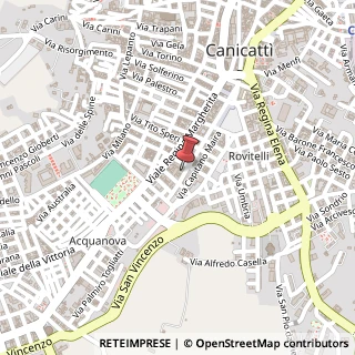 Mappa Via Piave,  49, 92024 Canicattì, Agrigento (Sicilia)