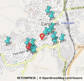 Mappa Via Garilli, 92024 Canicattì AG, Italia (0.43571)