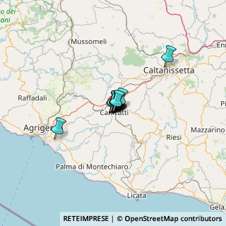 Mappa Via Garilli, 92024 Canicattì AG, Italia (4.58455)