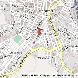 Mappa Via Cap. Maira, 37, 92024 Canicattì, Agrigento (Sicilia)