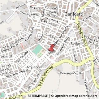 Mappa Via Lorenzo Giarrocco, 14, 92024 Canicattì, Agrigento (Sicilia)