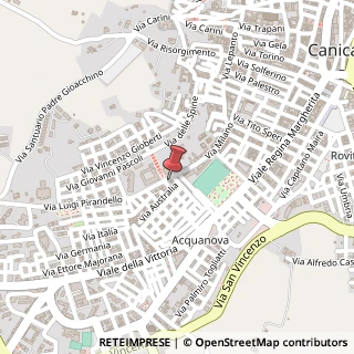 Mappa Via Luigi Pirandello, 11, 92024 Canicattì, Agrigento (Sicilia)