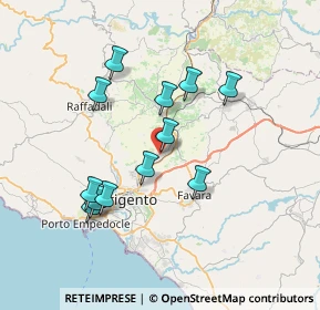 Mappa C.da San benedetto - Viale delle industrie, 92100 Agrigento AG, Italia (7.4475)