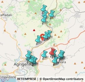 Mappa C.da San benedetto - Viale delle industrie, 92100 Agrigento AG, Italia (4.3855)