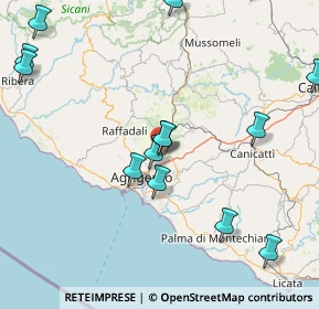 Mappa C.da San benedetto - Viale delle industrie, 92100 Agrigento AG, Italia (22.53071)