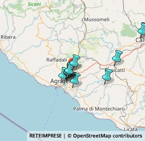 Mappa C.da San benedetto - Viale delle industrie, 92100 Agrigento AG, Italia (12.81833)