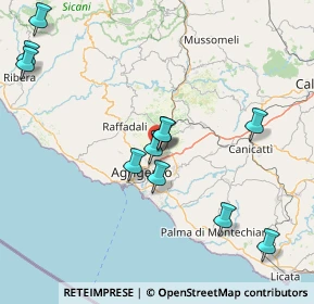 Mappa Contrada S. Benedetto, 92100 Agrigento AG, Italia (18.93818)
