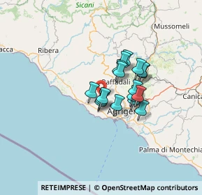 Mappa Contrada Fauma, 92100 Agrigento AG, Italia (9.78588)