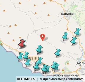 Mappa Contrada Fauma, 92100 Agrigento AG, Italia (5.684)