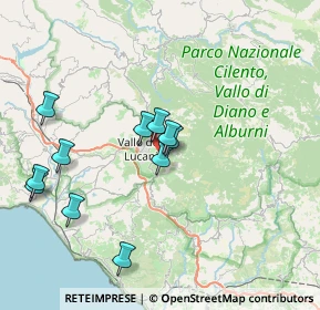 Mappa Parco Nazionale del Cilento, 84060 Novi Velia SA, Italia (7.80455)