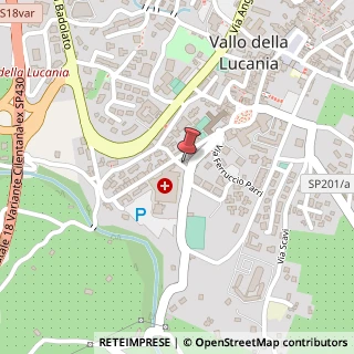 Mappa Via Raffaelle Degiuli Vescovo, 10, 84078 Vallo della Lucania, Salerno (Campania)
