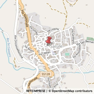 Mappa Via San Michele, 22, 08020 Sarule, Nuoro (Sardegna)