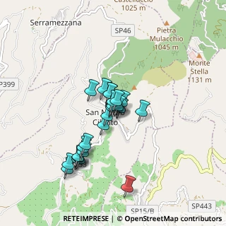 Mappa Via Salita Serra 20 - località Casalsoprano, 84070 San Mauro Cilento SA, Italia (0.7124)