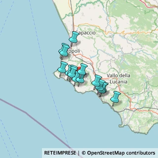 Mappa Loc. San Sebastiano, 84070 San Mauro Cilento SA, Italia (9.34133)