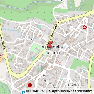 Mappa Via Angelo Rubino, 124, 84078 Vallo della Lucania, Salerno (Campania)