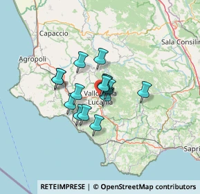 Mappa 84078 Vallo della Lucania SA, Italia (8.76333)