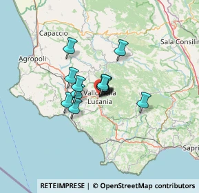 Mappa 84078 Vallo della Lucania SA, Italia (7.74923)