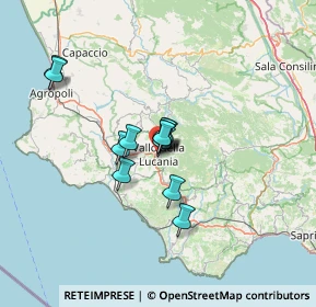 Mappa 84078 Vallo della Lucania SA, Italia (9.5875)