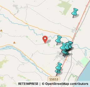 Mappa SP Tursi - Policoro, 75025 Cerchiarito , Italia (4.57846)