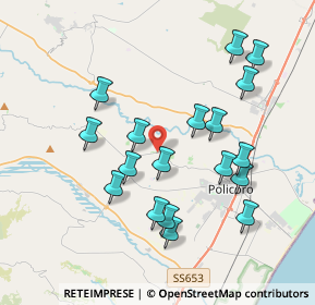 Mappa SP Tursi - Policoro, 75025 Cerchiarito , Italia (4.06667)