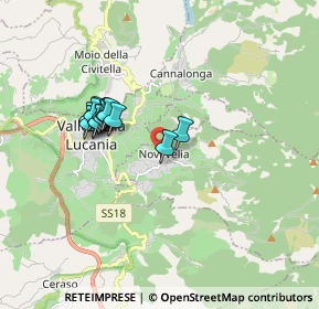 Mappa Piazza XIX Agosto, 84060 Novi Velia SA, Italia (1.57077)