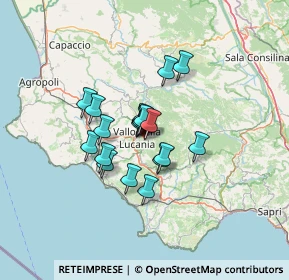 Mappa Piazza XIX Agosto, 84060 Novi Velia SA, Italia (8.9525)