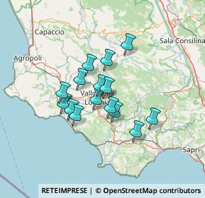 Mappa Piazza XIX Agosto, 84060 Novi Velia SA, Italia (10.52133)