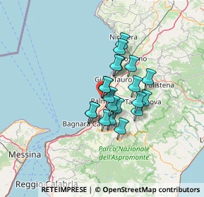 Mappa Via Galileo Ferraris, 89015 Palmi RC, Italia (9.9285)