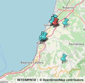 Mappa Via Giuseppe Guerrera, 89015 Palmi RC, Italia (5.78375)