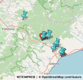 Mappa Via Mulino, 89045 Mammola RC, Italia (5.83167)