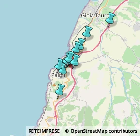 Mappa Via Colonia Agricola, 89015 Palmi RC, Italia (2.13545)