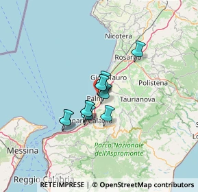 Mappa Via Antonio Altomonte, 89015 Palmi RC, Italia (9.17455)