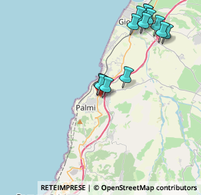 Mappa Via Antonio Altomonte, 89015 Palmi RC, Italia (4.89846)