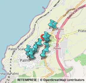 Mappa Via Dolomiti, 89015 Palmi RC, Italia (0.727)