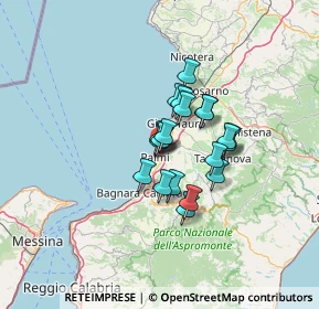 Mappa Via Santo Padre Pio, 89015 Palmi RC, Italia (9.636)