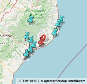 Mappa 89041 Caulonia RC, Italia (13.72846)