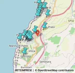 Mappa Via Giordano Bruno, 89015 Palmi RC, Italia (1.8705)