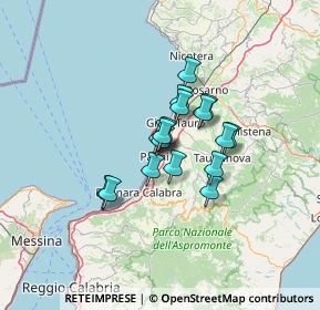 Mappa Via Giuseppe Silvestri Silva, 89015 Palmi RC, Italia (9.28471)